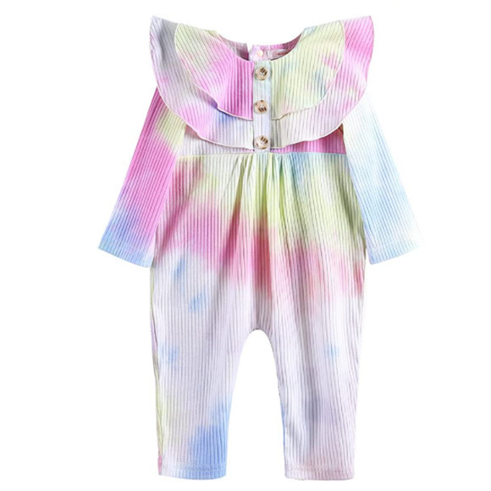 Booulfi Baby Girl Tie Dye Romper‎ Outfit Size 9-12 Month